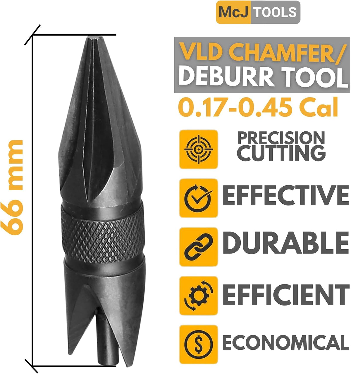 McJ Tools Reloading Chamfer Deburr Hand Tool VLD