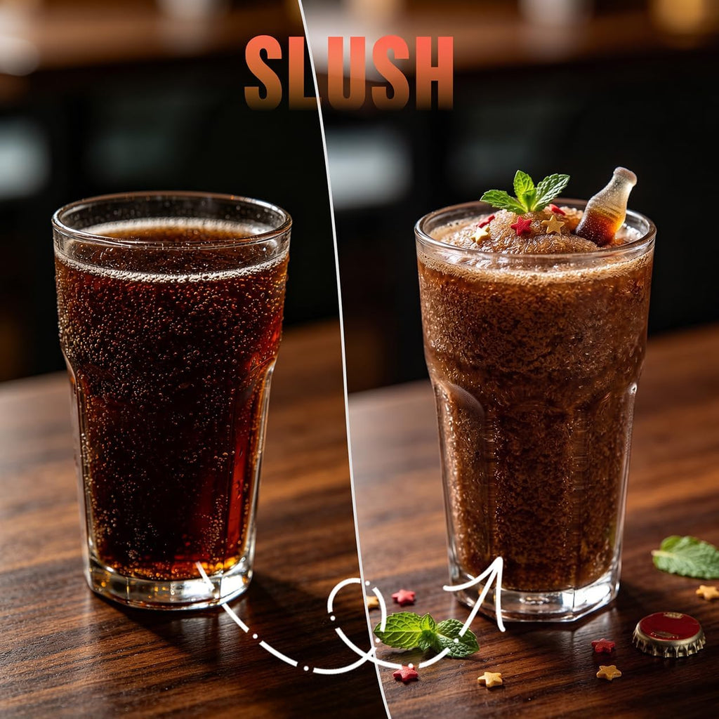 Slushie Machine with 15-Min Fast Slush 6 Preset, Soft Serve Ice Cream Maker