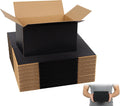 Black Shipping Boxes 6x4x4, 30 Pack Small Mailer & Packaging Boxes for Small Business, Heavy Duty Corrugated