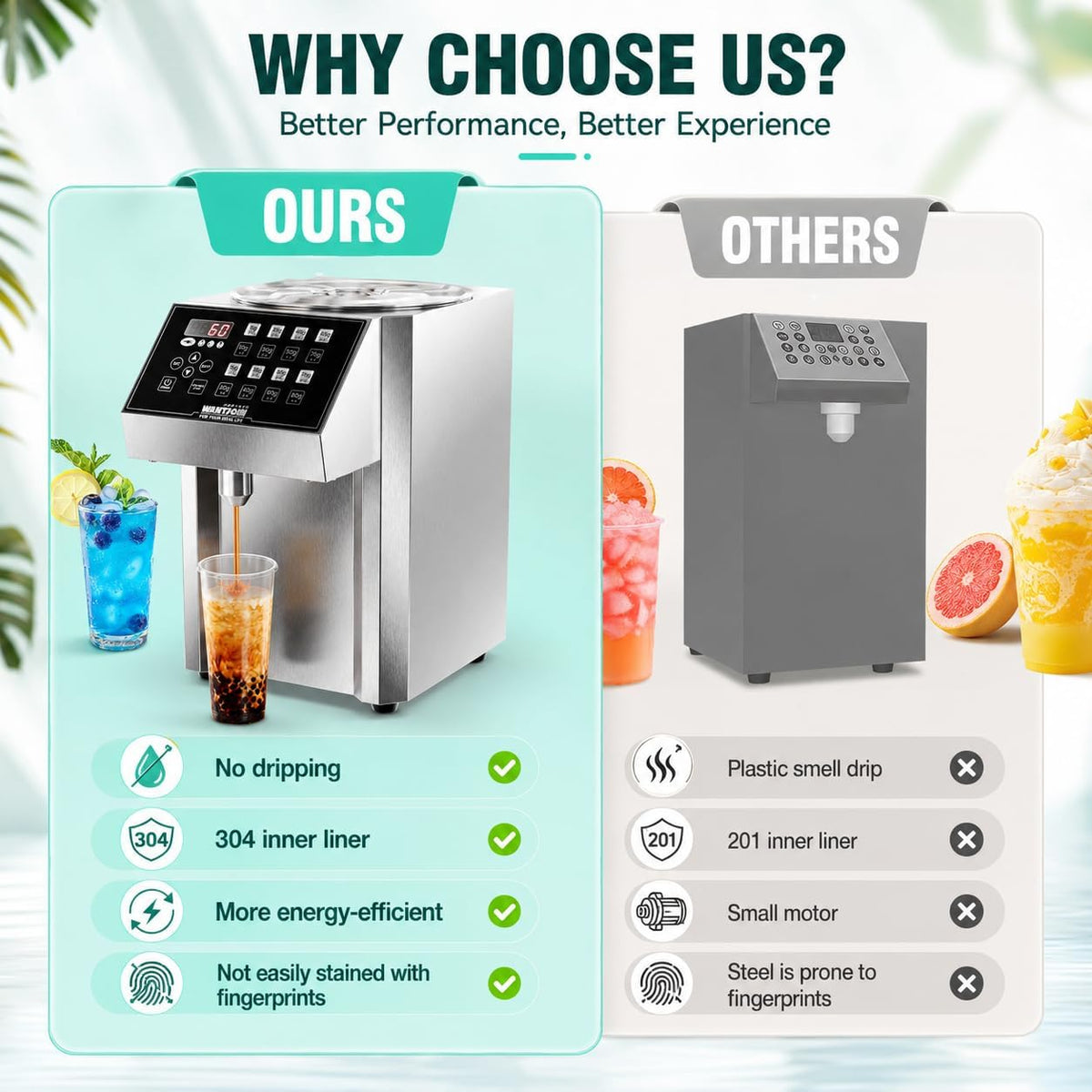 Fructose Dispenser - Commercial Syrup Dispenser Machine 16 Weight Settings Automatic Sugar Quantitative Machine for