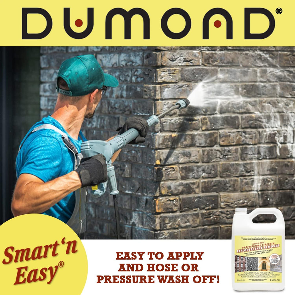 Smart 'n Easy Efflorescence Remover - Heavy Duty Professional Strength Formula - Removes The Toughest Salt, Calcium