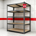 Heavy Duty Garage Shelving,5-Tier Garage Storage Shelves,2400LBS Storage Shelves Heavy Duty,Adjustable 5 Tier