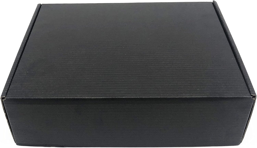 Black Shipping Boxes 10 x 8 x 2.7 Inch Cardboard Storage Box 10Pack