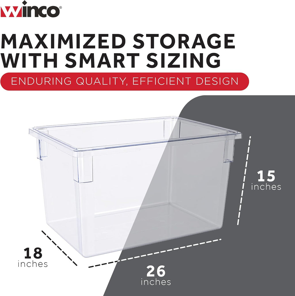18" x 26" Clear Food Storage Box
