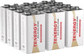 6LR61 9V Alkaline Battery, Non-Rechargeable Battery for Smoke Alarms, Guitar Pickups, Microphones and More, 12 Pack