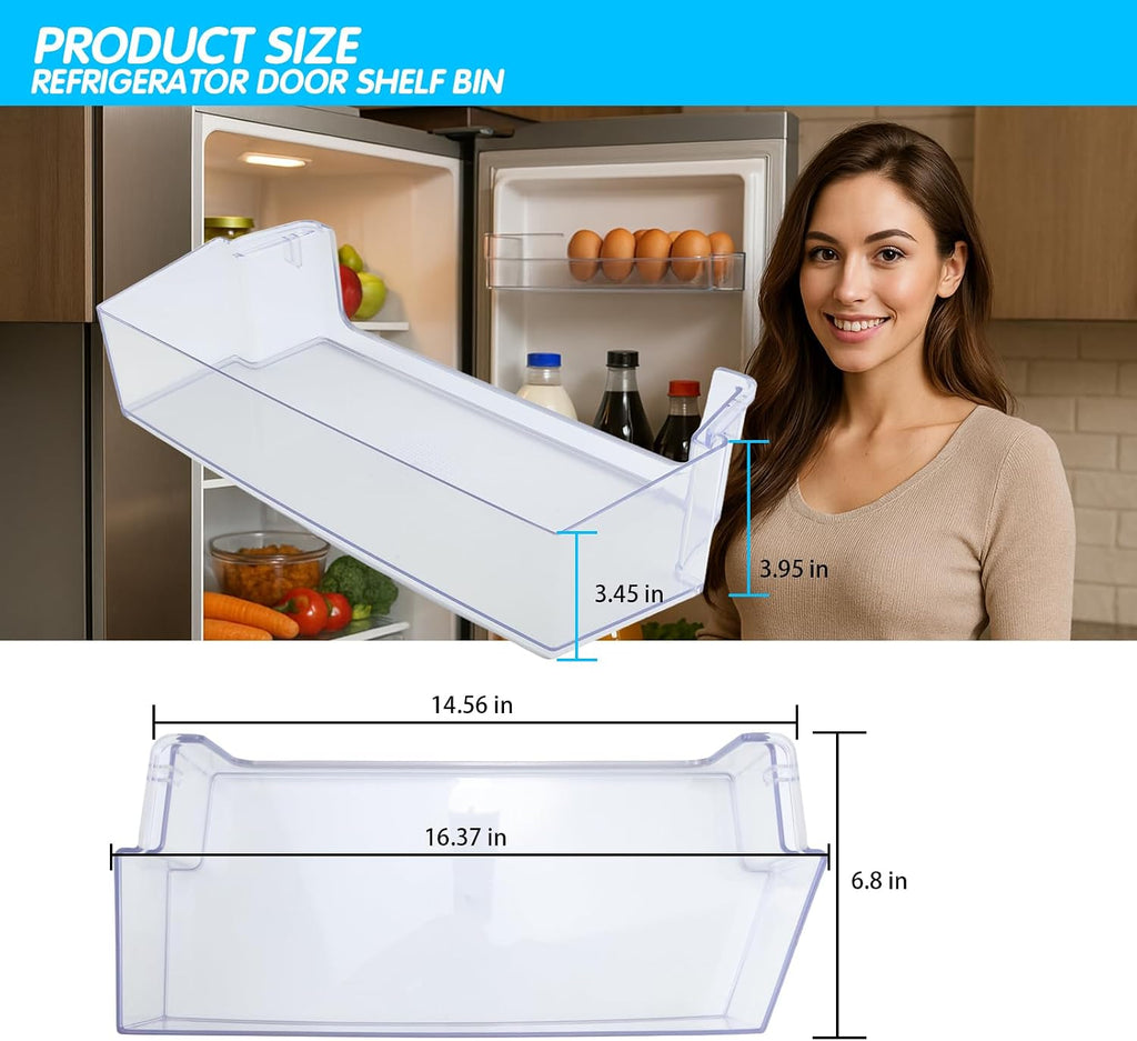 WRS555SIHZ00 WRS325SDHZ01 WRS321SDHW08 1-Pack Refrigerator Door Shelf Bin