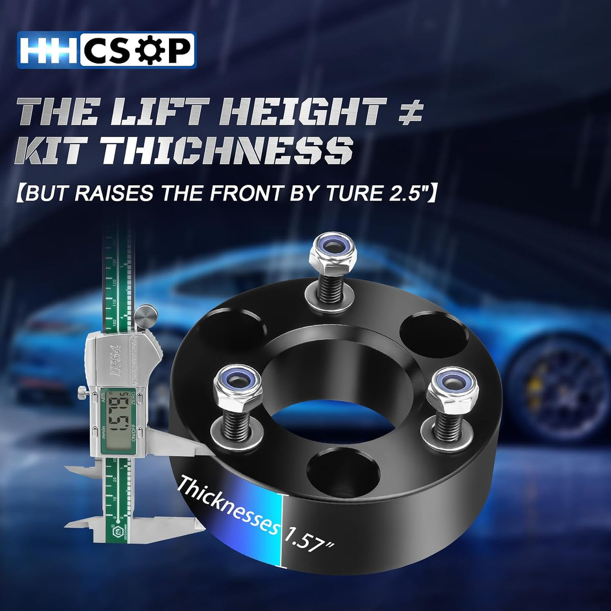2.5" Front Leveling Lift Kit for 06-23 Ram 1500 4WD, 05-11 Dakota 2WD 4WD