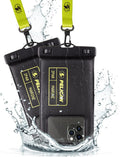 2 Pack Marine - IP68 Waterproof Phone Pouch (Regular Size) Floating Waterproof Phone Case - Beach Cruise Ship Travel