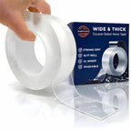 Double Sided Nano Tape, 2 in Wide, Heavy Duty Wall Mounting, Heat Resistant