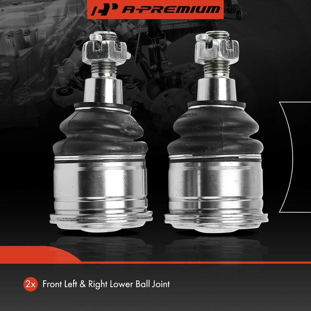 A-Premium Front Lower Ball Joint - Forge Steel, Compatible with Honda