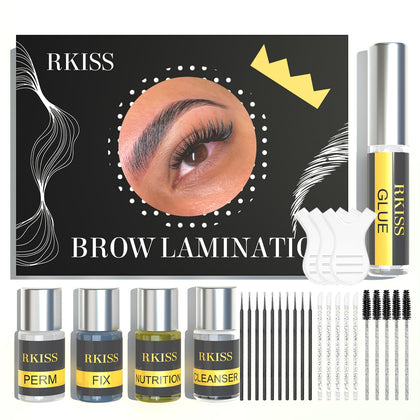 DIY Eyebrow Lamination Kit Salon Results Thicker Instant Brow Lamination for Fuller Brow Lift Easy to Use (25ml)