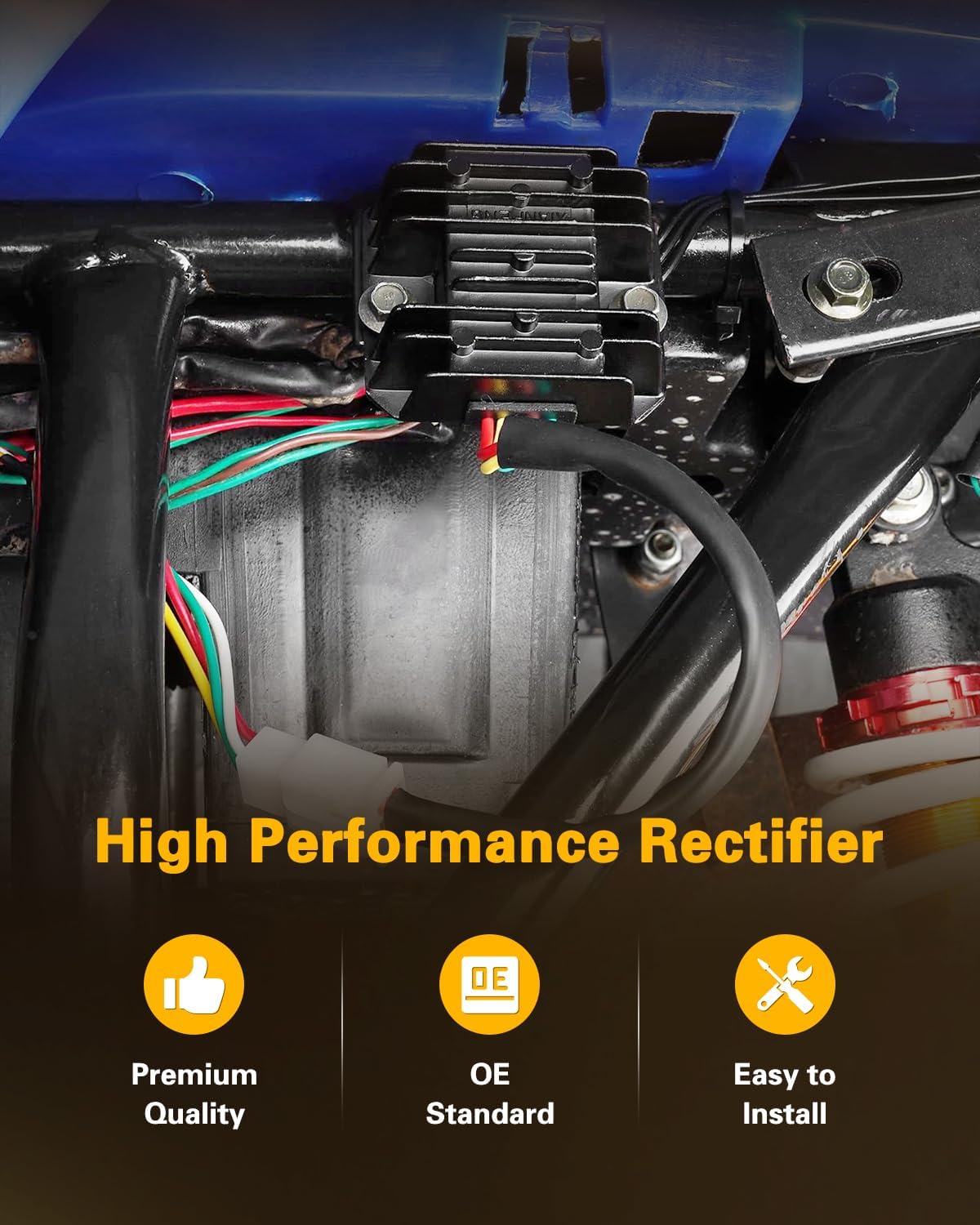 OCPTY Voltage Regulator Rectifier Fit 2000-2007 for Honda Shadow Sabre 1100