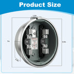 100 Amp Meter Socket, 4-Jaw Meter Base, Single Phase 3-Wire Ring Type