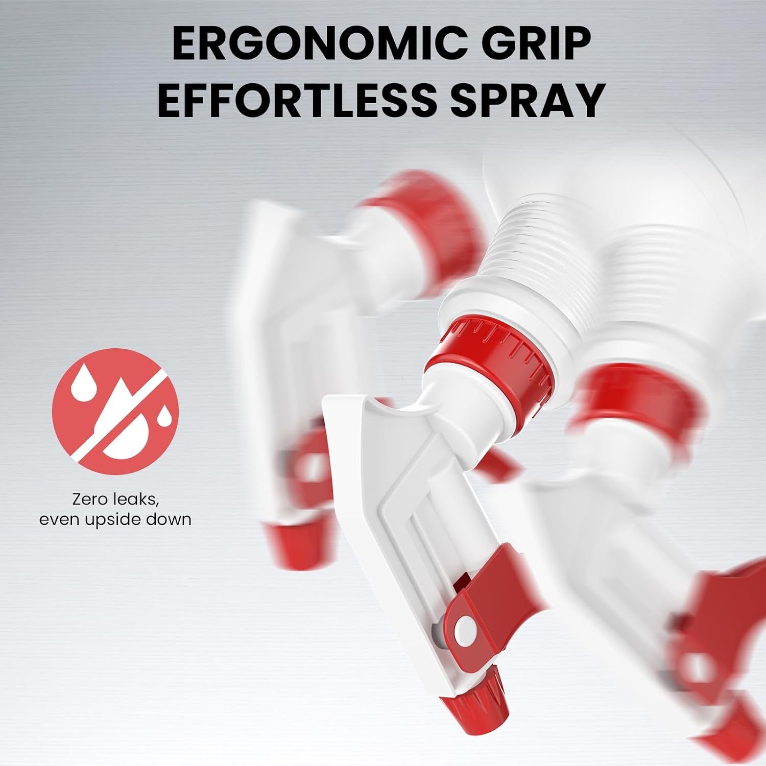 Spray Bottles (4 Pack,16 Oz), Refillable Empty Spray Bottles for Cleaning Solutions, Hair Spray, Watering Plants
