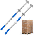 2 Pack Stretch Film Dispenser Pole Holder, 48" Long Handle