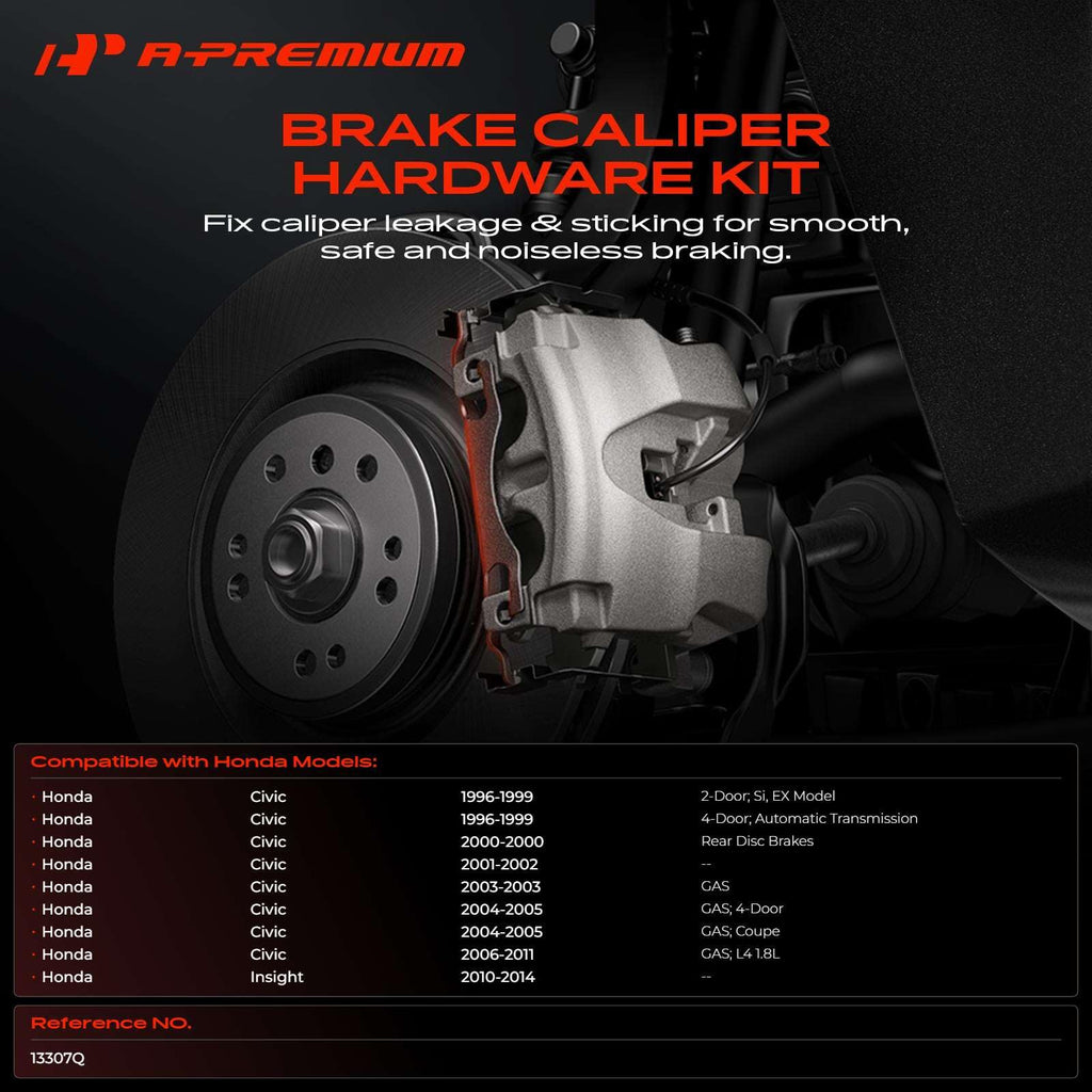 A-Premium Front Side Disc Brake Hardware Kit