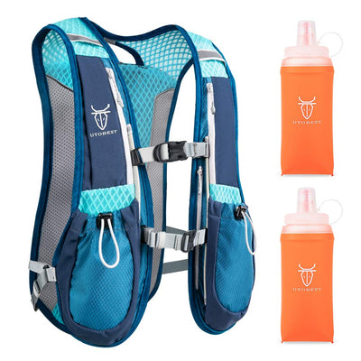 Running Vest Lightweight Hydration Pack with 2*350ml Soft Flask