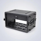 Crossrock 2U Rack Drawer for 11" Rack Case, 9.4" Depth Lockable Rackmount Drawer with 2 Keys, Steel Rack Storage Drawer for DJ, AV and Studio Equipment (CRA980U-DR-24)