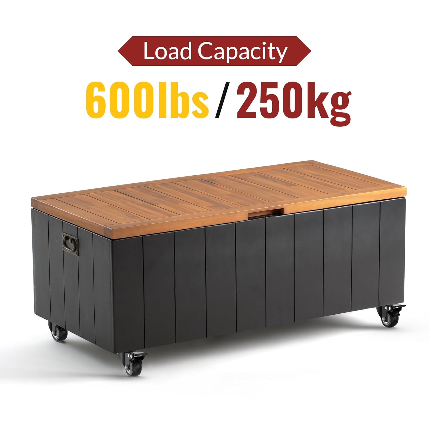 2 inch Caster Wheels Heavy Duty Swivel Casters with Safety Brake Total Capacity 600lbs (Set of 4) Good for Industrial