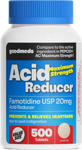 Heartburn Relief | Famotidine USP 20mg Acid Reducer | 500 Count