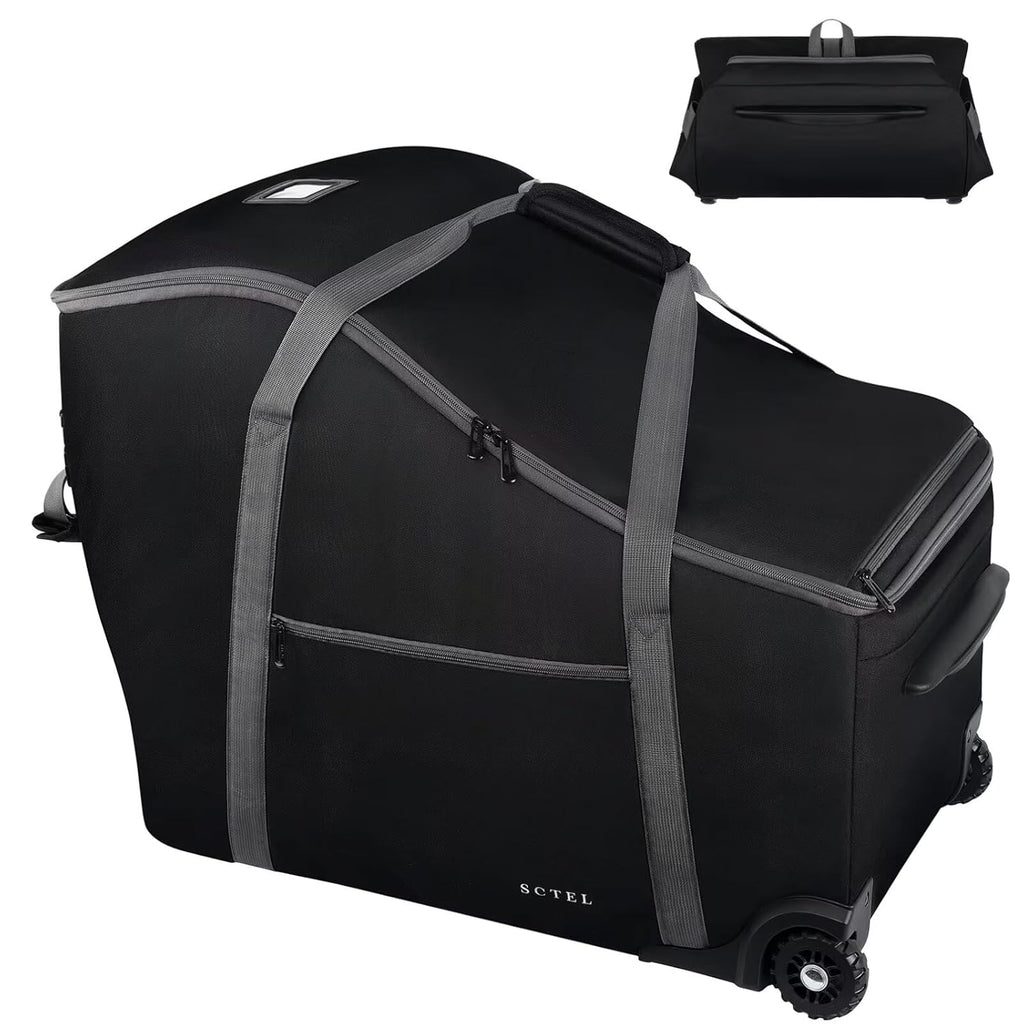 Infant Car Seat Travel Bag Fit Doona Car Seat Stroller and Base, Chicco Keyfit 35 and Base, Doona Travel Bag with