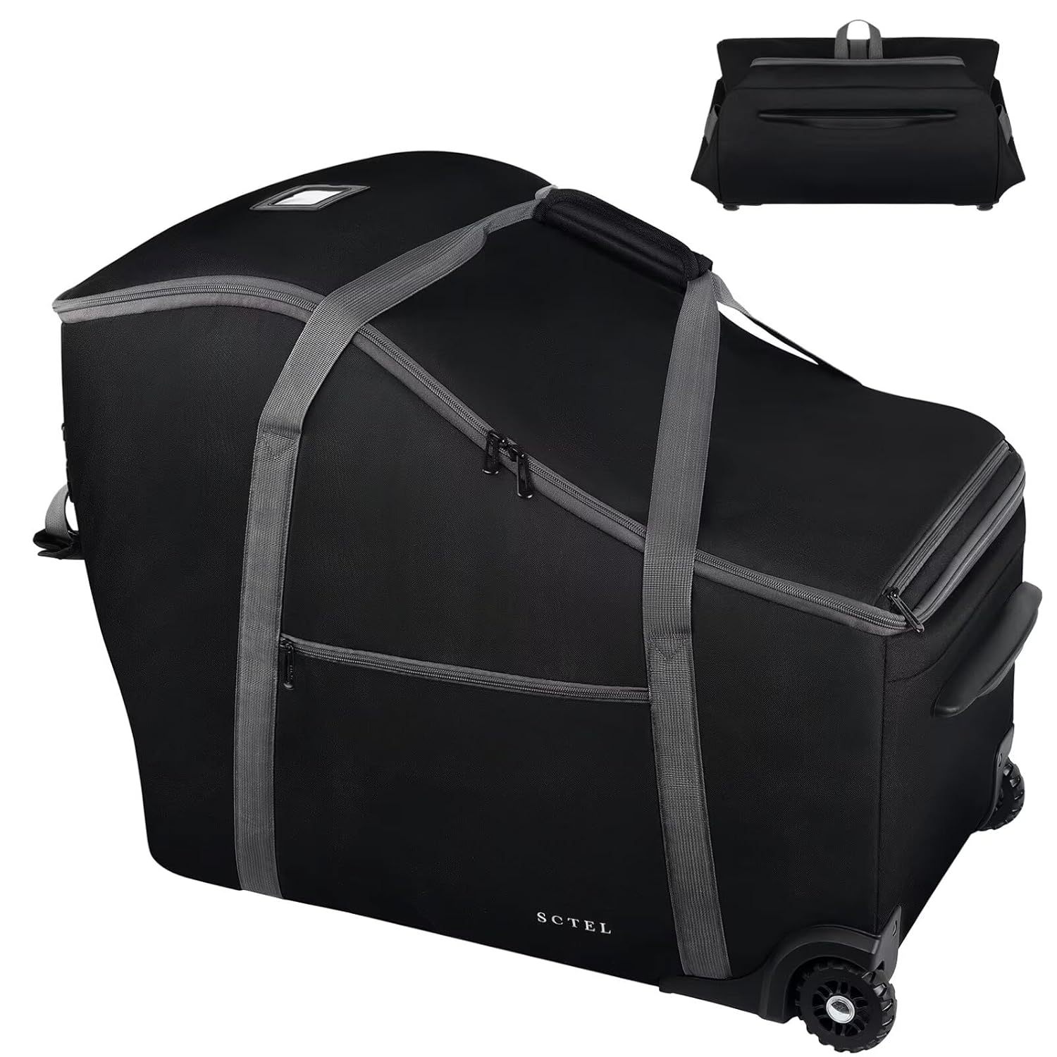Infant Car Seat Travel Bag Fit Doona Car Seat Stroller and Base, Chicco Keyfit 35 and Base, Doona Travel Bag with