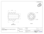 Boston Gear GH1066RH Worm Gear, 14.5 Degree Pressure Angle, 0.625" Bore, 10 Pitch, 1.25 PD, RH