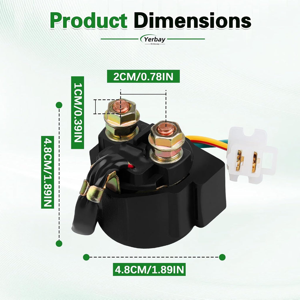 Starter Solenoid Relay for Honda TRX300 Fourtrax 300 1988-2000