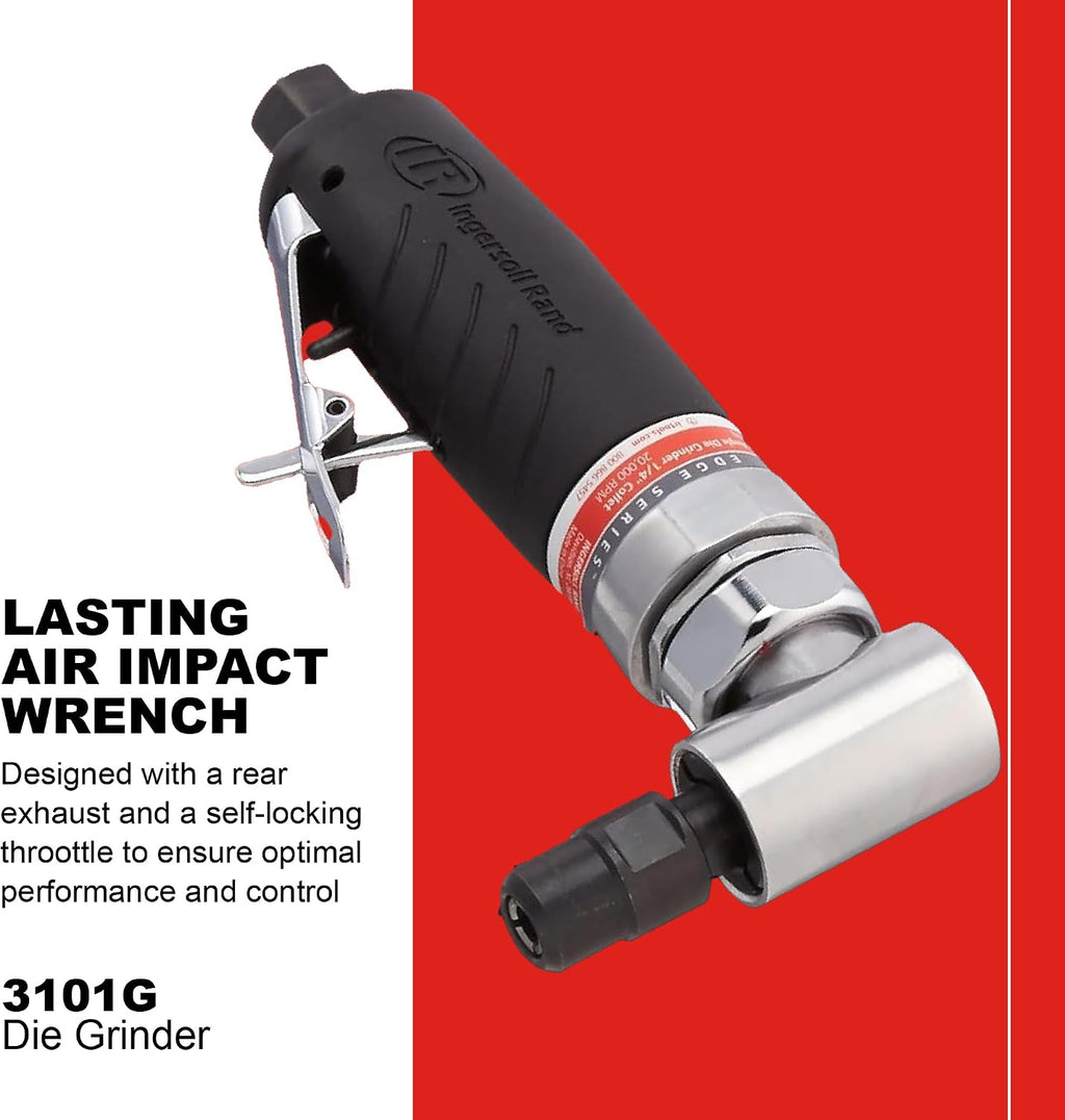 3101G Edge Series Portable 1/4-Inch Right-Angle Die Grinder with Lightweight Design