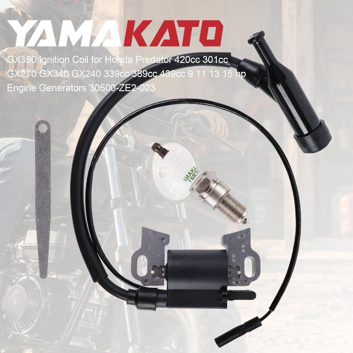 YAMAKATO GX390 Ignition Coil for Honda Predator 420cc 301cc GX270 GX340