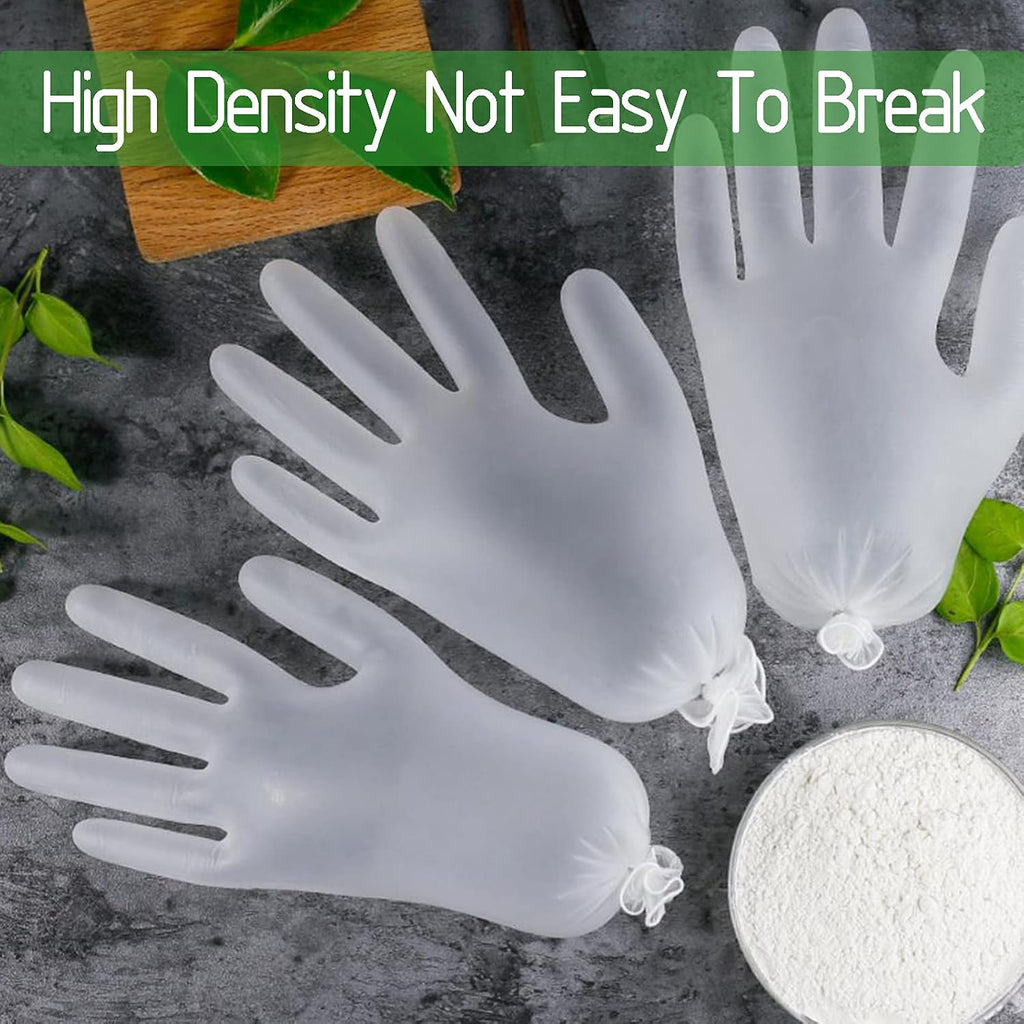 Clear Vinyl Disposable Gloves Food Safe Powder/Latex Free
