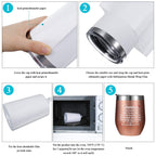 50 Pcs Sublimation Shrink Wrap Sleeves