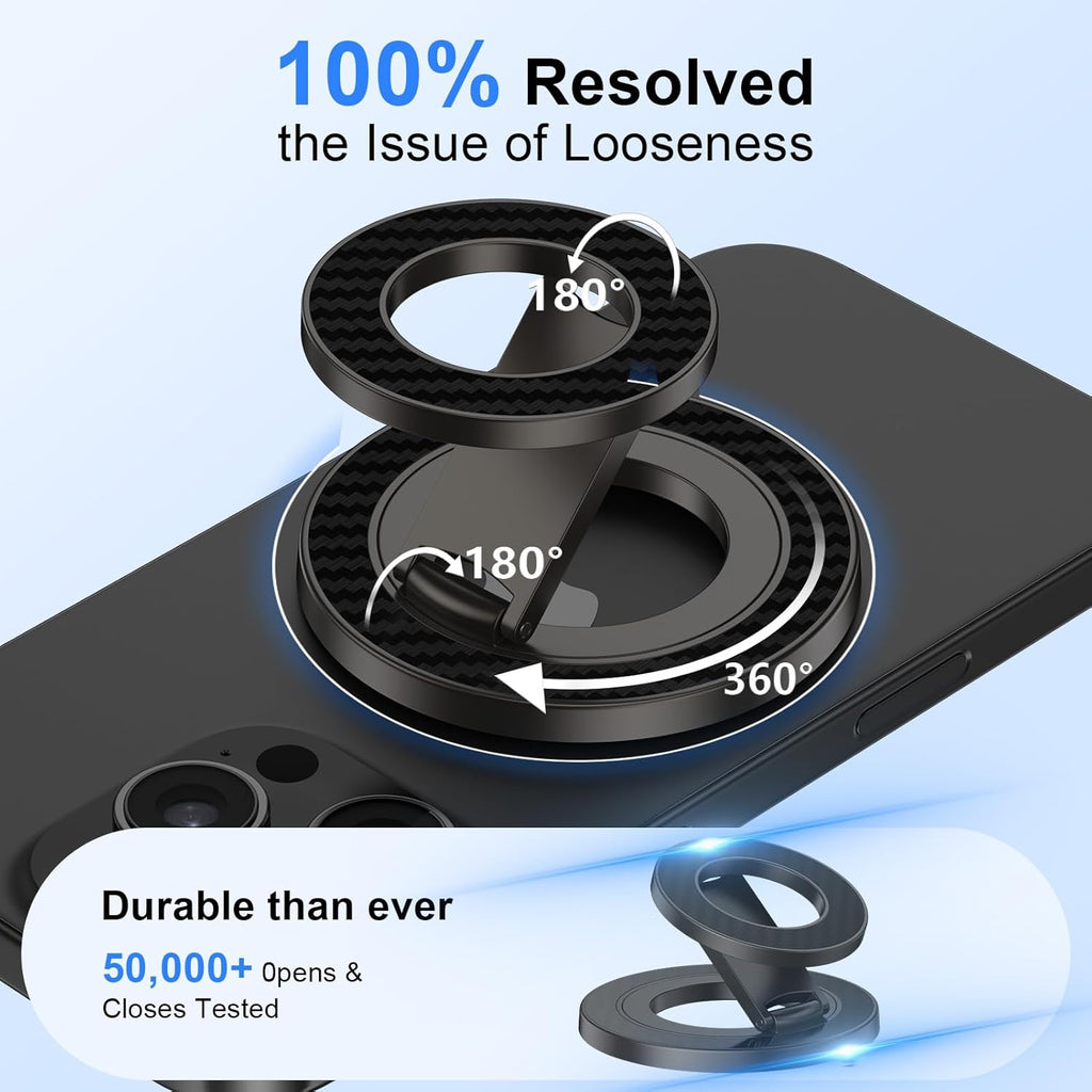 Magnetic Phone Grip Stand MagSafe Ring Holder for Samsung Galaxy S26 Ultra | Magnet Gym Finger Grip Kickstand