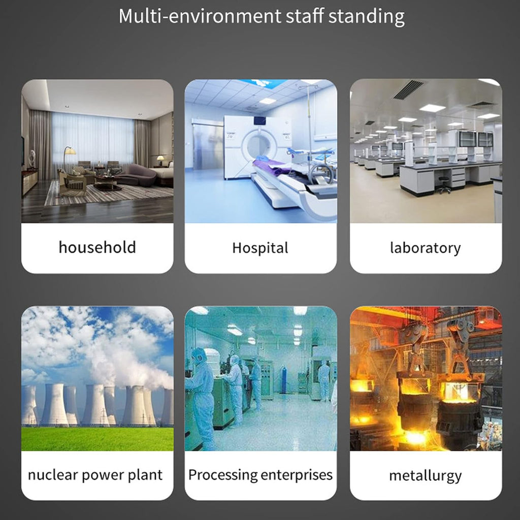 Nuclear Radiation Detector, High Sensitivity β γ X Radiation Monitor TFT Safety Alarm Handheld Radiation Dosimeter DC