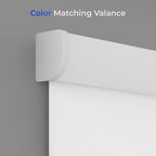 Light Filtering Roller Shades, 36" W x 72" L White