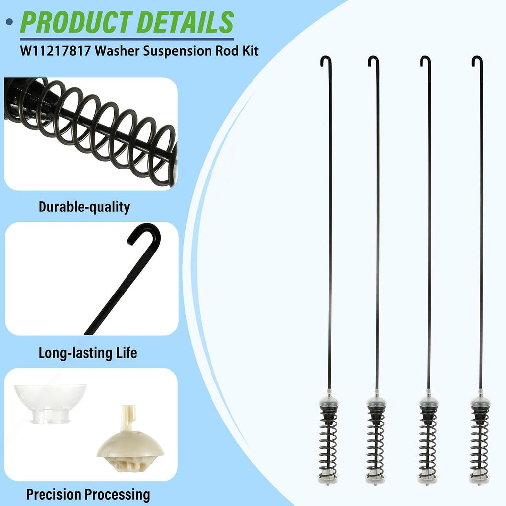 WTW4855HW1 WTW4955HW1 WTW4855HW2 Suspension Rods Fit for Whirl-pool Washer