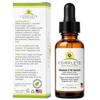 Natural Vitamin C E Serum with Ferulic Acid 1 oz