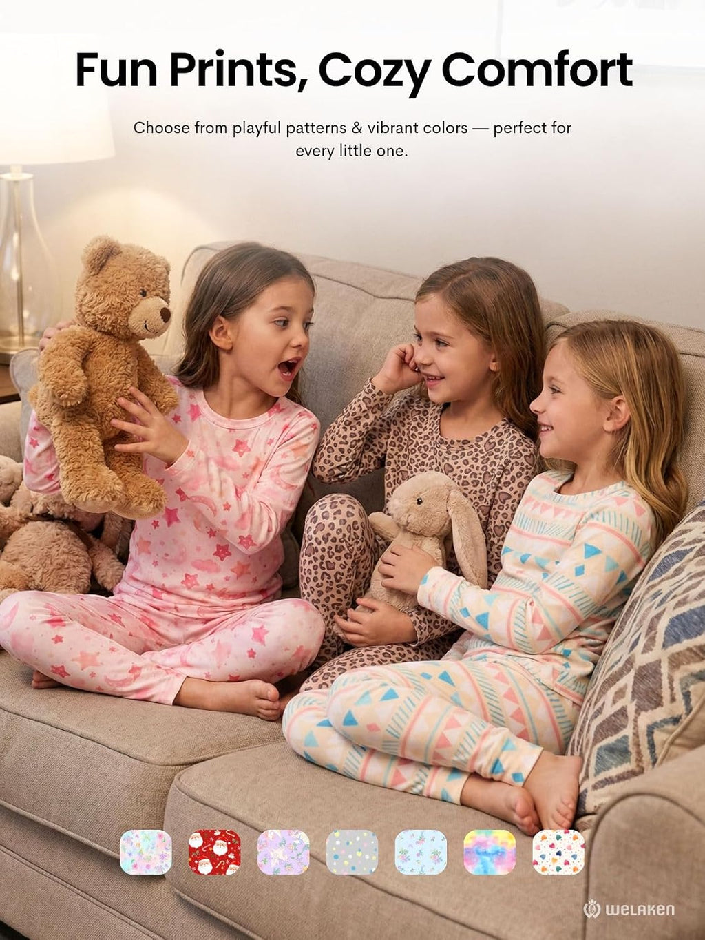 Girls Warm Thermal Underwear Set Kids Winter Base Layer Long Johns Sets for Cold weather/skiing