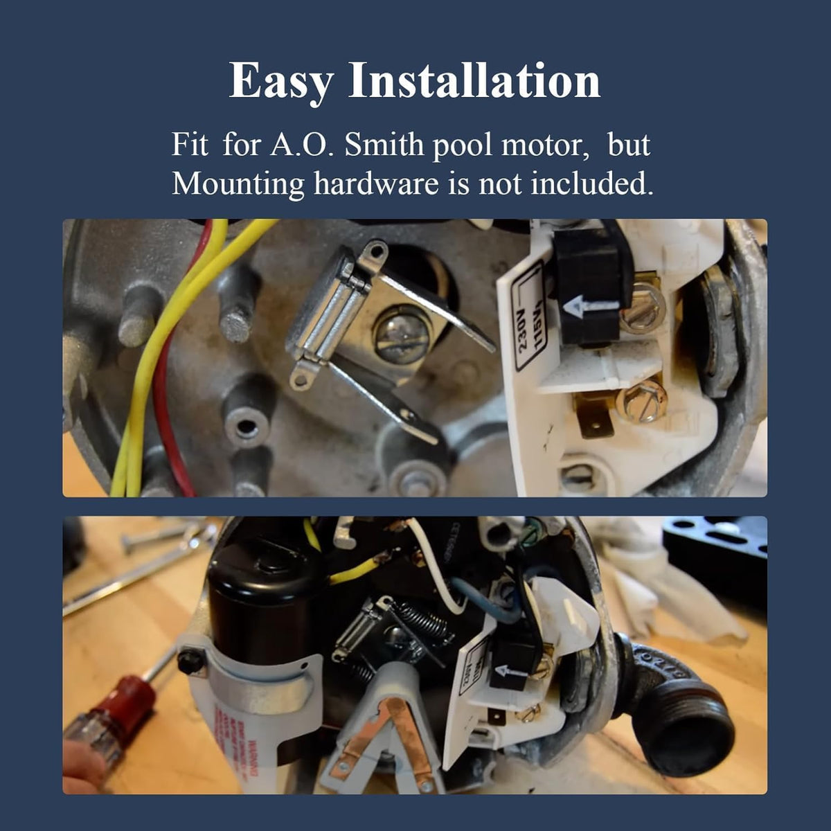 Rotating Switch Kits Fits Legacy A.O Smith Pump Motors, Stationary Switch