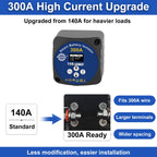 UCkasayfy Adjustable Dual Smart Battery Isolator 12V/24V 300Amp