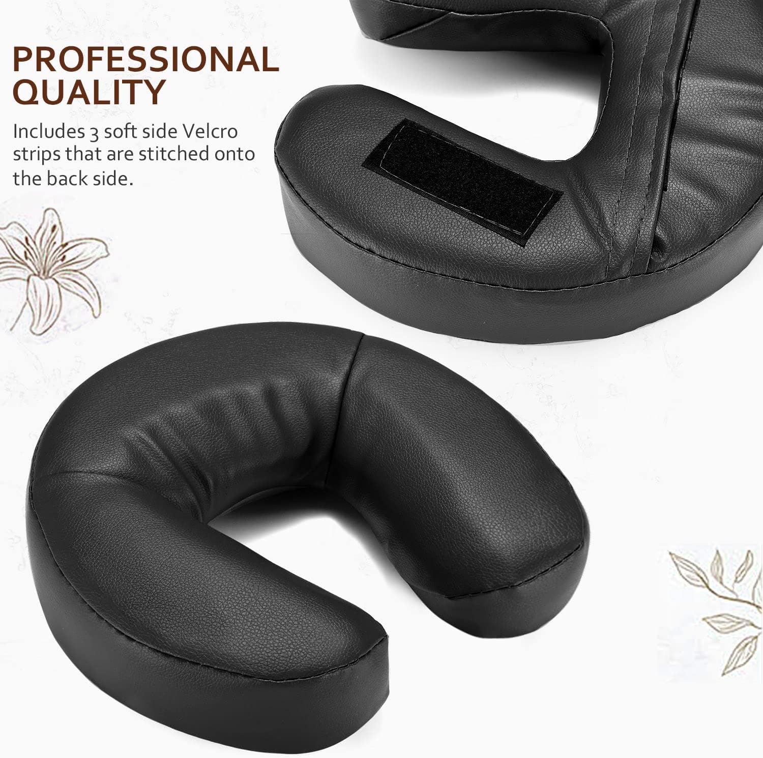 Massage Face Cradle Cushion, Universal Massage Face Pillow Head Neck Rest | Professional Massage Table Soft Memory