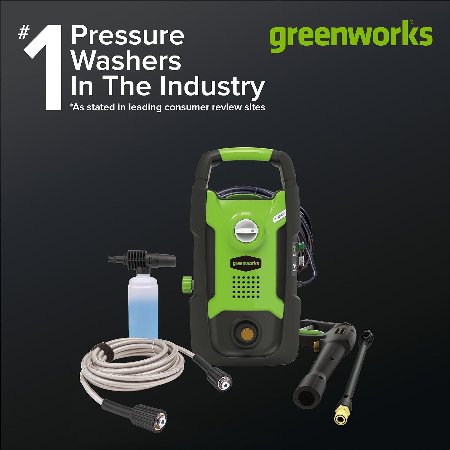 1600 PSI (1.2 GPM) Electric Pressure Washer