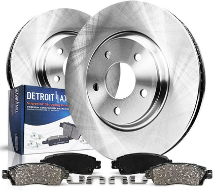 Front Brake Kit for Chrysler Town & Country Dodge Journey | Grand Caravan Ram C/V Routan [w/Single Piston Front