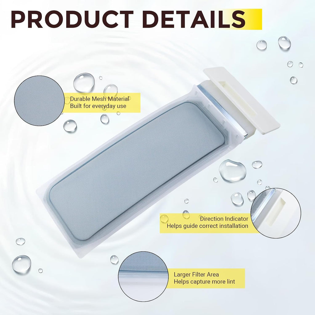 MEDC300XW1 MEDC300XW0 MEDC300BW0 MEDC215EW1 MEDC465HW0 Dryer Lint Filter