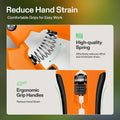 6.5 Inch Gardening Scissors Hand Pruner Pruning Shear and 8.5" Bypass Pruning Shears for Gardening, Heavy-Duty Garden