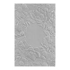 3D Embossing Folder 5.5"x8.5" - Four Petal Floral