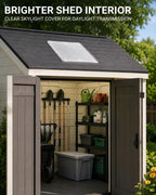 Shed Skylight Replacement Compatible with Suncast 0462978, Non-Vented Cover