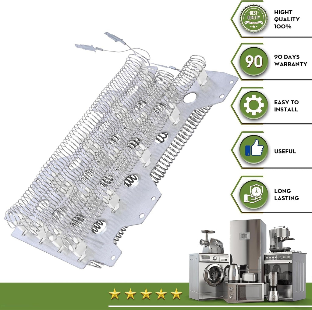 Dryer Heating Element Kit for Samsung DVE55M9600V DV45K6500E DVE45R6300C/A3