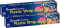 Plastic Wrap, 225 Square Feet | Quick Cut | Pack of 2