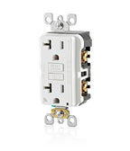 Leviton Smart GFCI Outlet, Tamper-Resistant, 20 Amp, D2GF2-KW, White